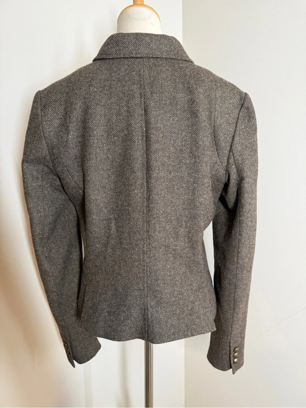 Banana Republic Women’s Tweed Military-Inspired -SZ 10- Double-Breasted Blazer